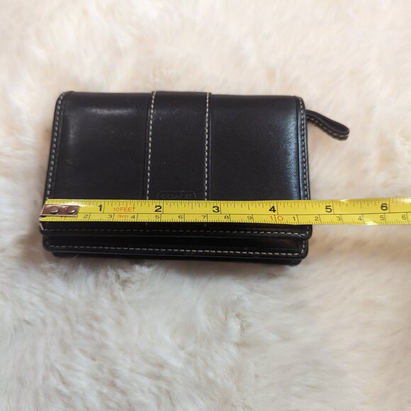 Coach black leather wallet - Picture 7 of 8
